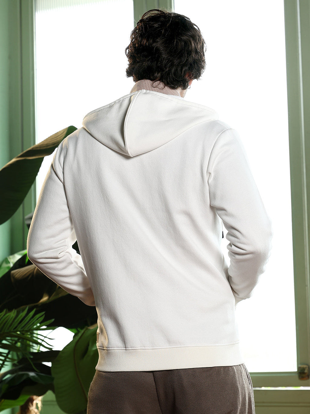 Duo-Tone Zip-Front Hoodie