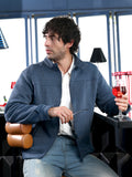 Panel-Stitch Knit Jacket