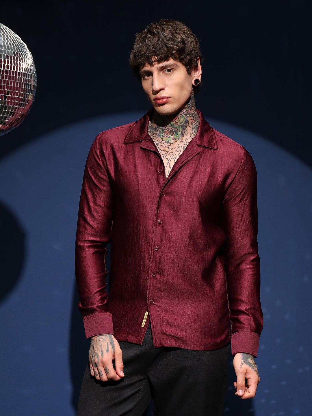 Satin Cuban Shirt