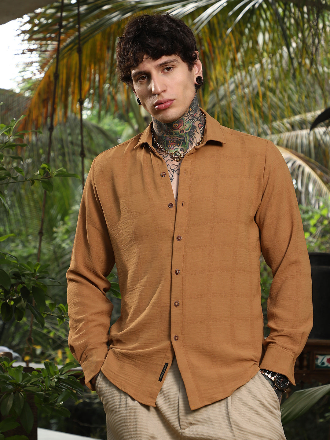 Graph-Texture Shirt